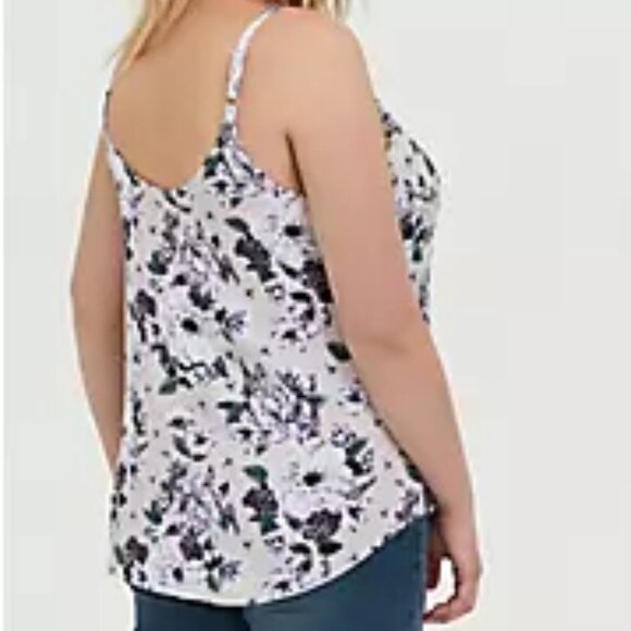🆕Purple Floral Challis Cami - Picture 4 of 5